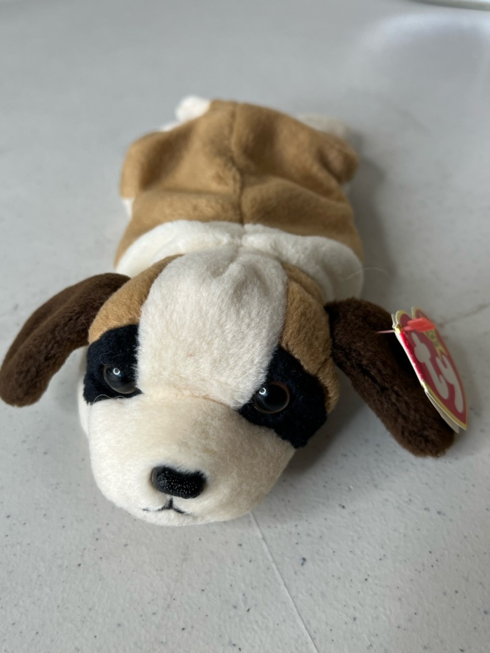 Ty “Bernie” plush beanie baby 1996 PVC